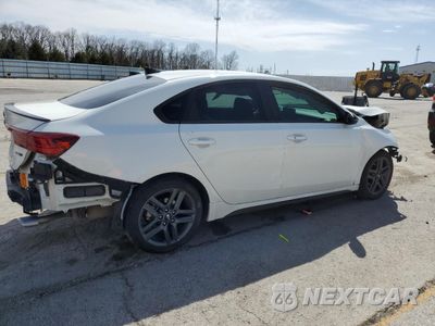 Trzecie zdjęcie samochodu z tyłu: 2021 KIA FORTE GT LINE VIN:3KPF34AD7ME367047 - miniatura