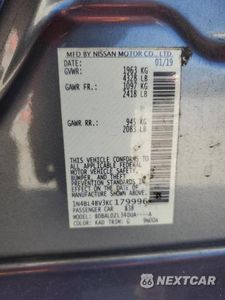 Zdjęcie 12 z 12 samochodu: 2019 NISSAN ALTIMA S VIN:1N4BL4BV3KC179996 - miniatura