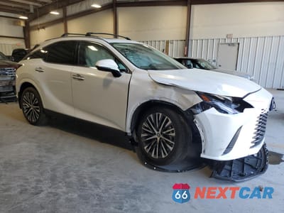 Czwarte zdjęcie samochodu z boku: 2024 LEXUS RX 350H BASE VIN:2T2BBMCA7RC064758 - miniatura