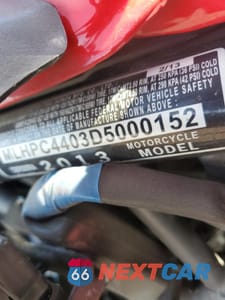 Zdjęcie 9 z 10 samochodu: 2013 HONDA CBR500 RA-ABS VIN:MLHPC4403D5000152 - miniatura