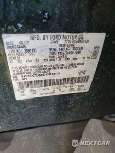 Zdjęcie 14 z 15 samochodu: 2013 FORD EXPLORER XLT VIN:1FM5K7D86DGB13131 - miniatura