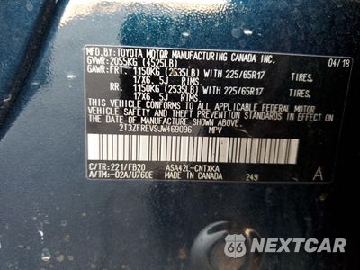 Zdjęcie 15 z 15 samochodu: 2018 TOYOTA RAV4 LE VIN:2T3ZFREV9JW469096 - miniatura