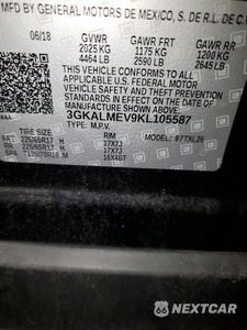 Zdjęcie 12 z 13 samochodu: 2019 GMC TERRAIN SLE VIN:3GKALMEV9KL105587 - miniatura