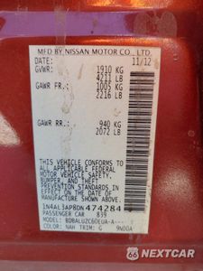 Zdjęcie 12 z 12 samochodu: 2013 NISSAN ALTIMA 2.5 VIN:1N4AL3AP8DN474284 - miniatura