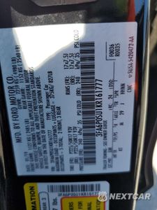 Zdjęcie 14 z 14 samochodu: 2019 FORD FUSION TITANIUM VIN:3FA6P0SU1KR161777 - miniatura
