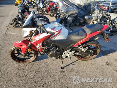 Trzecie zdjęcie samochodu z tyłu: 2015 HONDA CB500 F VIN:MLHPC4565F5200553 - miniatura