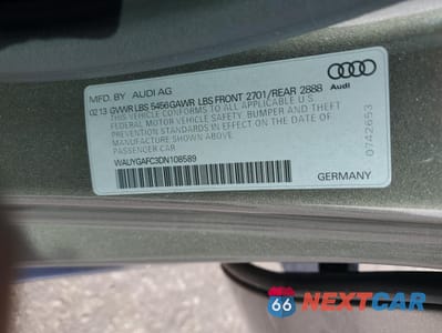 Zdjęcie 14 z 14 samochodu: 2013 AUDI A7 PREMIUM PLUS VIN:WAUYGAFC3DN108589 - miniatura