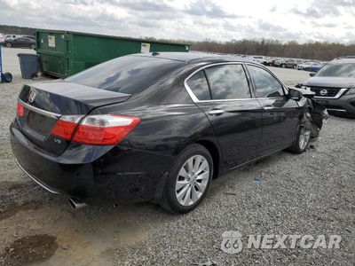 Trzecie zdjęcie samochodu z tyłu: 2013 HONDA ACCORD EXL VIN:1HGCR3F81DA046620 - miniatura