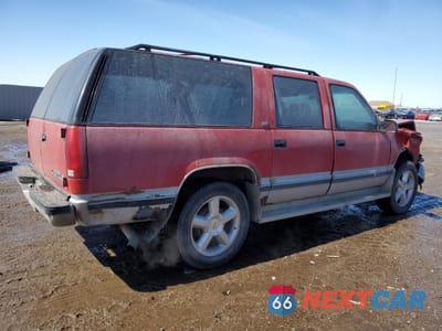 Trzecie zdjęcie samochodu z tyłu: 1994 CHEVROLET SUBURBAN K1500 VIN:1GNFK16K6RJ324152 - miniatura