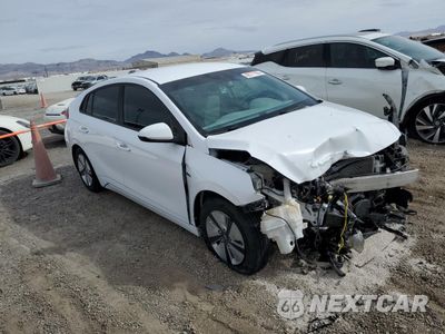 Czwarte zdjęcie samochodu z boku: 2018 HYUNDAI IONIQ BLUE VIN:KMHC65LCXJU064602 - miniatura