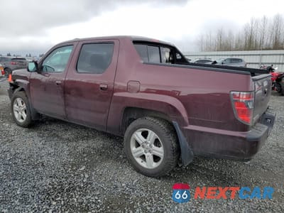 Drugie zdjęcie samochodu z przodu: 2012 HONDA RIDGELINE RTL VIN:5FPYK1F5XCB454890 - miniatura