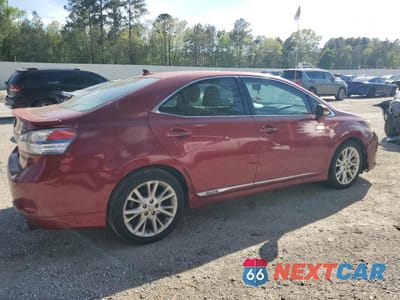 Trzecie zdjęcie samochodu z tyłu: 2010 LEXUS HS 250H VIN:JTHBB1BA9A2018290 - miniatura