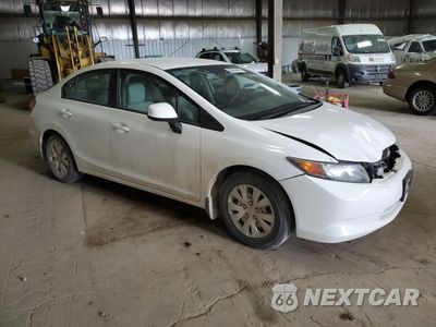 Czwarte zdjęcie samochodu z boku: 2012 HONDA CIVIC LX VIN:19XFB2F5XCE025499 - miniatura