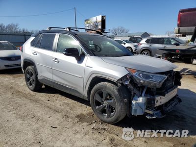 Czwarte zdjęcie samochodu z boku: 2019 TOYOTA RAV4 XSE VIN:JTMEWRFVXKD516342 - miniatura