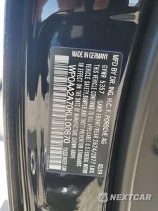 Zdjęcie 12 z 12 samochodu: 2019 PORSCHE PANAMERA BASE VIN:WP0AA2A70KL100870 - miniatura
