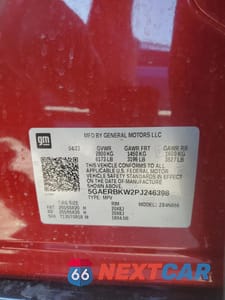 Zdjęcie 15 z 16 samochodu: 2023 BUICK ENCLAVE ESSENCE VIN:5GAERBKW2PJ246398 - miniatura