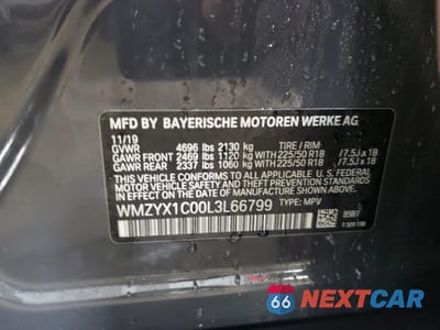 Zdjęcie 13 z 16 samochodu: 2020 MINI COOPER S COUNTRYMAN ALL4 VIN:WMZYX1C00L3L66799 - miniatura
