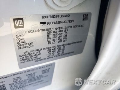 Zdjęcie 12 z 13 samochodu: 2024 CHEVROLET SILVERADO C1500 CUSTOM VIN:3GCPABEK4RG178083 - miniatura