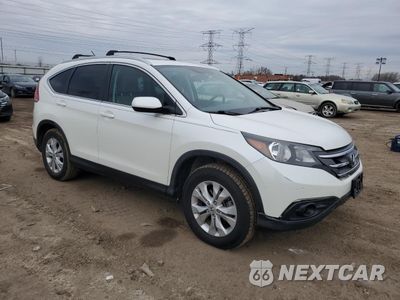 Czwarte zdjęcie samochodu z boku: 2014 HONDA CR-V EXL VIN:5J6RM3H75EL030528 - miniatura