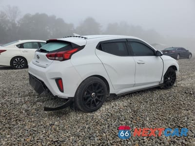 Trzecie zdjęcie samochodu z tyłu: 2020 HYUNDAI VELOSTER BASE VIN:KMHTG6AF2LU031807 - miniatura