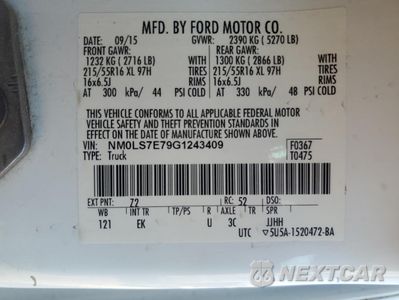 Zdjęcie 13 z 13 samochodu: 2016 FORD TRANSIT CONNECT XL VIN:NM0LS7E79G1243409 - miniatura