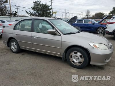 Czwarte zdjęcie samochodu z boku: 2003 HONDA CIVIC HYBRID VIN:JHMES96644S011804 - miniatura