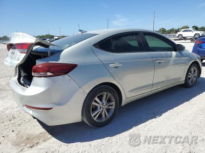 Trzecie zdjęcie samochodu z tyłu: 2018 HYUNDAI ELANTRA SEL VIN:KMHD84LF4JU590551 - miniatura