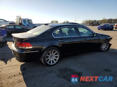 Trzecie zdjęcie samochodu z tyłu: 2007 BMW 750 VIN:WBAHN83517DT71095 - miniatura