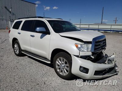 Czwarte zdjęcie samochodu z boku: 2010 TOYOTA SEQUOIA PLATINUM VIN:5TDDY5G16AS034691 - miniatura
