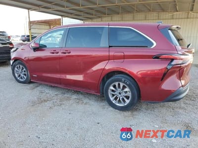Drugie zdjęcie samochodu z przodu: 2021 TOYOTA SIENNA LE VIN:5TDKRKEC4MS044079 - miniatura