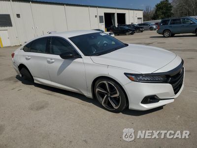 Czwarte zdjęcie samochodu z boku: 2022 HONDA ACCORD SPORT VIN:1HGCV1F31NA031895 - miniatura