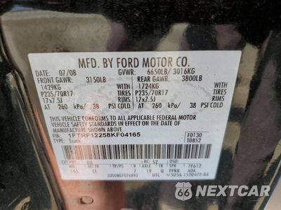 Zdjęcie 12 z 12 samochodu: 2008 FORD F150 VIN:1FTRF12258KF04165 - miniatura