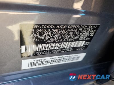 Zdjęcie 15 z 15 samochodu: 2012 LEXUS LS 460 VIN:JTHBL5EF9C5113073 - miniatura