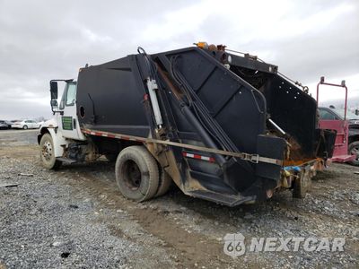 Trzecie zdjęcie samochodu z tyłu: 2004 INTERNATIONAL 4300 REFUSE TRUCK VIN:1HTMMAAL84H601574 - miniatura