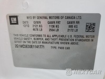 Zdjęcie 12 z 12 samochodu: 2014 CHEVROLET IMPALA LIMITED LTZ VIN:2G1WC5E30E1141771 - miniatura