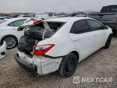 Trzecie zdjęcie samochodu z tyłu: 2014 TOYOTA COROLLA L VIN:5YFBURHE5EP175293 - miniatura