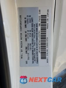 Zdjęcie 12 z 13 samochodu: 2019 MAZDA CX-3 SPORT VIN:JM1DKFB76K1450791 - miniatura