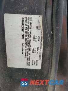 Zdjęcie 12 z 12 samochodu: 2002 BUICK REGAL LS VIN:2G4WB55K921124718 - miniatura