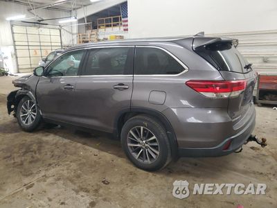 Drugie zdjęcie samochodu z przodu: 2019 TOYOTA HIGHLANDER SE VIN:5TDJZRFH5KS955243 - miniatura