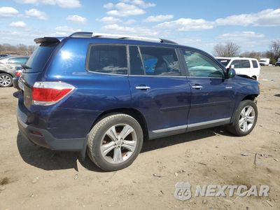 Trzecie zdjęcie samochodu z tyłu: 2013 TOYOTA HIGHLANDER LIMITED VIN:5TDDK3EH5DS256083 - miniatura