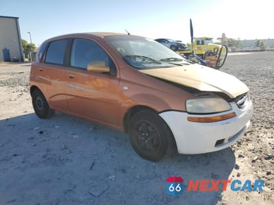 Czwarte zdjęcie samochodu z boku: 2006 CHEVROLET AVEO BASE VIN:KL1TD66666B557869 - miniatura