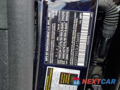 Zdjęcie 15 z 15 samochodu: 2020 MERCEDES-BENZ GLS 450 4MATIC VIN:4JGFF5KE3LA136695 - miniatura