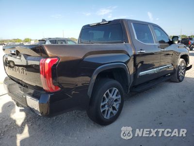 Trzecie zdjęcie samochodu z tyłu: 2024 TOYOTA TUNDRA CREWMAX PLATINUM VIN:5TFMA5DB2RX169352 - miniatura