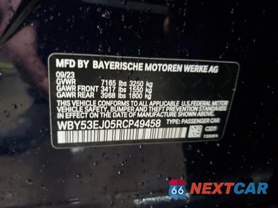 Zdjęcie 13 z 14 samochodu: 2024 BMW I7 XDRIVE60 VIN:WBY53EJ05RCP49458 - miniatura