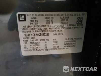 Zdjęcie 15 z 15 samochodu: 2012 CADILLAC SRX PREMIUM COLLECTION VIN:3GYFNCE34CS633298 - miniatura