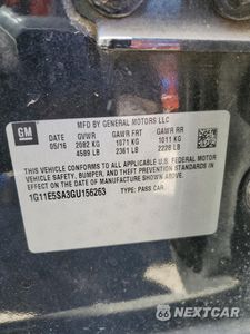 Zdjęcie 12 z 12 samochodu: 2016 CHEVROLET MALIBU LIMITED LTZ VIN:1G11E5SA3GU156263 - miniatura