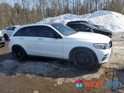 Czwarte zdjęcie samochodu z boku: 2020 MERCEDES-BENZ GLC 43 4MATIC AMG VIN:WDC0G6EBXJV037354 - miniatura
