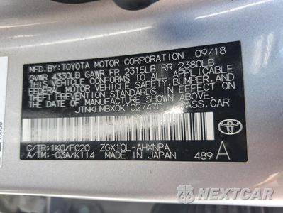 Zdjęcie 13 z 13 samochodu: 2019 TOYOTA C-HR XLE VIN:JTNKHMBX0K1027470 - miniatura