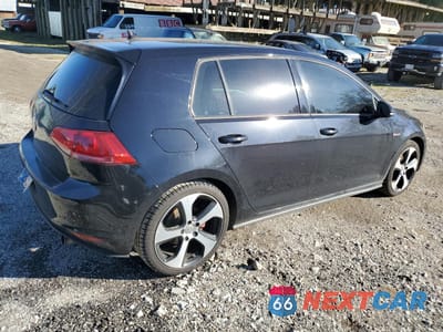 Trzecie zdjęcie samochodu z tyłu: 2017 VOLKSWAGEN GTI S VIN:3VW5T7AU8HM022731 - miniatura