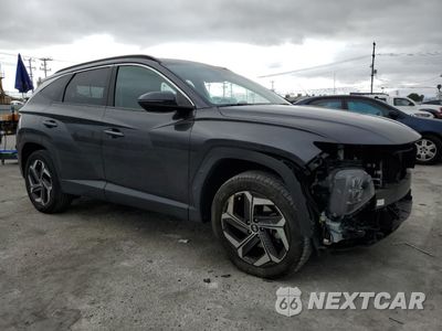 Czwarte zdjęcie samochodu z boku: 2022 HYUNDAI TUCSON SEL VIN:5NMJFCAE1NH043994 - miniatura